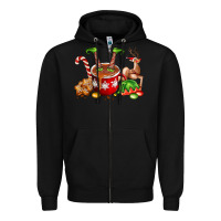 Black chocolate elf Zipper Hoodie - FaDigitalArtStudio