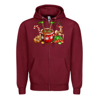 Burgundy chocolate elf Zipper Hoodie - FaDigitalArtStudio