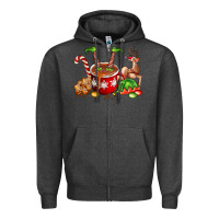 Chocolate Elf Zipper Hoodie | Teevron
