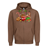 Chestnut chocolate elf Zipper Hoodie - FaDigitalArtStudio