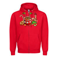 Red chocolate elf Zipper Hoodie - FaDigitalArtStudio