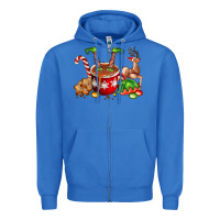 True Royal chocolate elf Zipper Hoodie - FaDigitalArtStudio