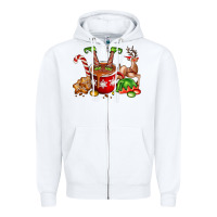 White chocolate elf Zipper Hoodie - FaDigitalArtStudio