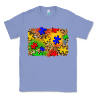 Colony Blue autism background Classic Tee - Zillion Design Studio