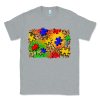Heather Grey autism background Classic Tee - Zillion Design Studio