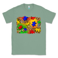Sage autism background Classic Tee - Zillion Design Studio