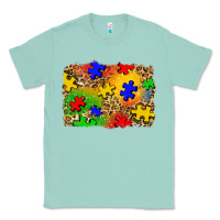 Seafoam autism background Classic Tee - Zillion Design Studio