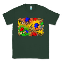 Sports Green autism background Classic Tee - Zillion Design Studio