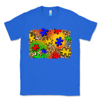 True Royal autism background Classic Tee - Zillion Design Studio