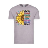 Vintage Zinc she is strong fearless warm loving mom Vintage Tee - MaliasSmallBusiness