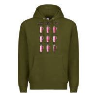Army Green god says i am bible verse stanley Premium Hoodie - MaliasSmallBusiness