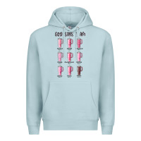 Blue Mist god says i am bible verse stanley Premium Hoodie - MaliasSmallBusiness