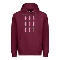 Burgundy god says i am bible verse stanley Premium Hoodie - MaliasSmallBusiness