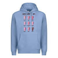 Colony Blue god says i am bible verse stanley Premium Hoodie - MaliasSmallBusiness