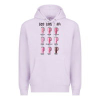 Lilac god says i am bible verse stanley Premium Hoodie - MaliasSmallBusiness