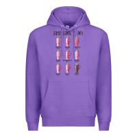Purple god says i am bible verse stanley Premium Hoodie - MaliasSmallBusiness