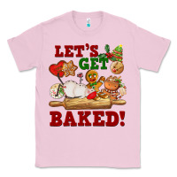 Bubblegum Pink let's get baked Classic Tee - FaDigitalArtStudio