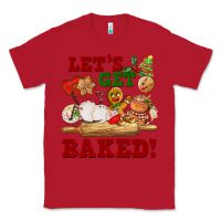 Red let's get baked Classic Tee - FaDigitalArtStudio