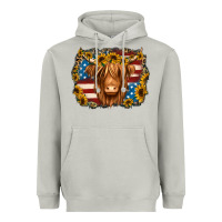 Moon Dust 4th of july shaggy cow Heavyweight Hoodie - Jasminsmagicworld