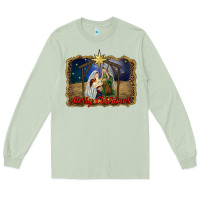 Matcha merry christmas holy family Long Sleeve Tee - RanaPortraitStore