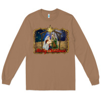 Toasted Coconut merry christmas holy family Long Sleeve Tee - RanaPortraitStore