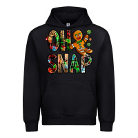 Black Oh snap Christmas Urban Hoodie - NancyCooperArtShop