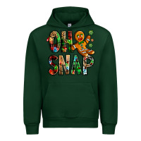 Forest Green Oh snap Christmas Urban Hoodie - NancyCooperArtShop