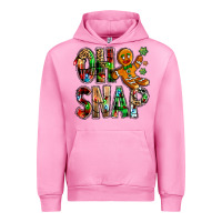 Fuchsia Pink Oh snap Christmas Urban Hoodie - NancyCooperArtShop