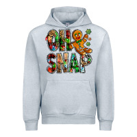 Heather Grey Oh snap Christmas Urban Hoodie - NancyCooperArtShop