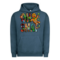 Pigment Midnight Navy Oh snap Christmas Urban Hoodie - NancyCooperArtShop