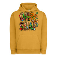 Pigment Peanut Butter Oh snap Christmas Urban Hoodie - NancyCooperArtShop