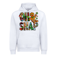 White Oh snap Christmas Urban Hoodie - NancyCooperArtShop