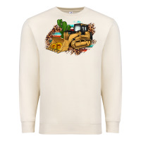 Sandshell bulldozer leopard cactus sunflower Premium Sweatshirt - Artiststas