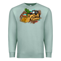 Seafoam bulldozer leopard cactus sunflower Premium Sweatshirt - Artiststas