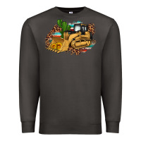 Smoke bulldozer leopard cactus sunflower Premium Sweatshirt - Artiststas