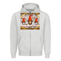Dove Grey western volleyball gnome Zipper Hoodie - HRA Design Shop