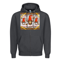Smoke western volleyball gnome Zipper Hoodie - HRA Design Shop