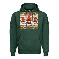 Sports Green western volleyball gnome Zipper Hoodie - HRA Design Shop