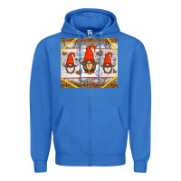 True Royal western volleyball gnome Zipper Hoodie - HRA Design Shop