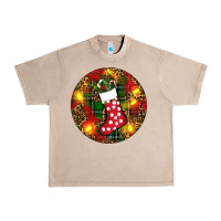 French Oak Santa Stocking Christmas Urban Heavy Tee - RanaPortraitStore