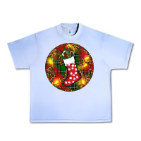 Grape Ice Santa Stocking Christmas Urban Heavy Tee - RanaPortraitStore