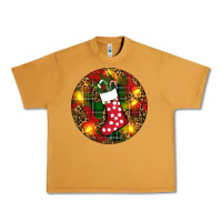 Peanut Butter Santa Stocking Christmas Urban Heavy Tee - RanaPortraitStore