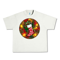 Pistachio Santa Stocking Christmas Urban Heavy Tee - RanaPortraitStore