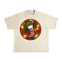 Sandshell Santa Stocking Christmas Urban Heavy Tee - RanaPortraitStore