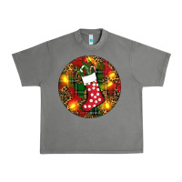 Tornado Santa Stocking Christmas Urban Heavy Tee - RanaPortraitStore