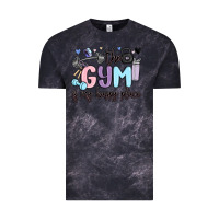 Cloud Black the gym is my happy place Vintage Tee - MaliasSmallBusiness