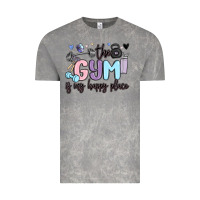 Cloud Rock the gym is my happy place Vintage Tee - MaliasSmallBusiness