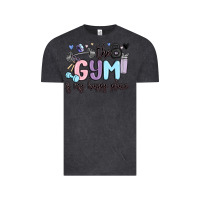 Vintage Black the gym is my happy place Vintage Tee - MaliasSmallBusiness