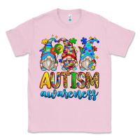 Bubblegum Pink autism awareness gnomes Classic Tee - Zillion Design Studio
