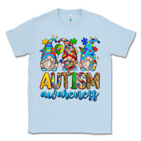 Dusty Blue autism awareness gnomes Classic Tee - Zillion Design Studio